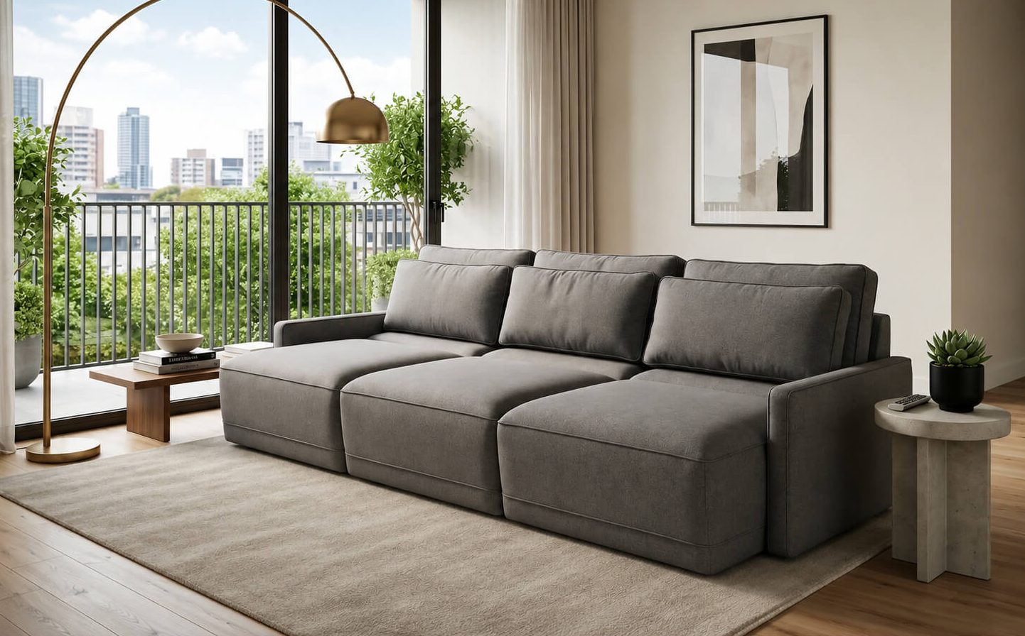 Austin — estofado Manuflex Design em ambiente