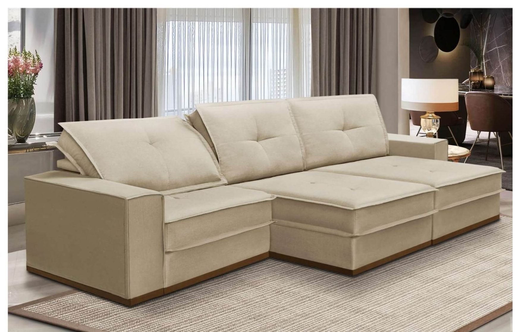 Bérgamo — estofado Manuflex Design em ambiente