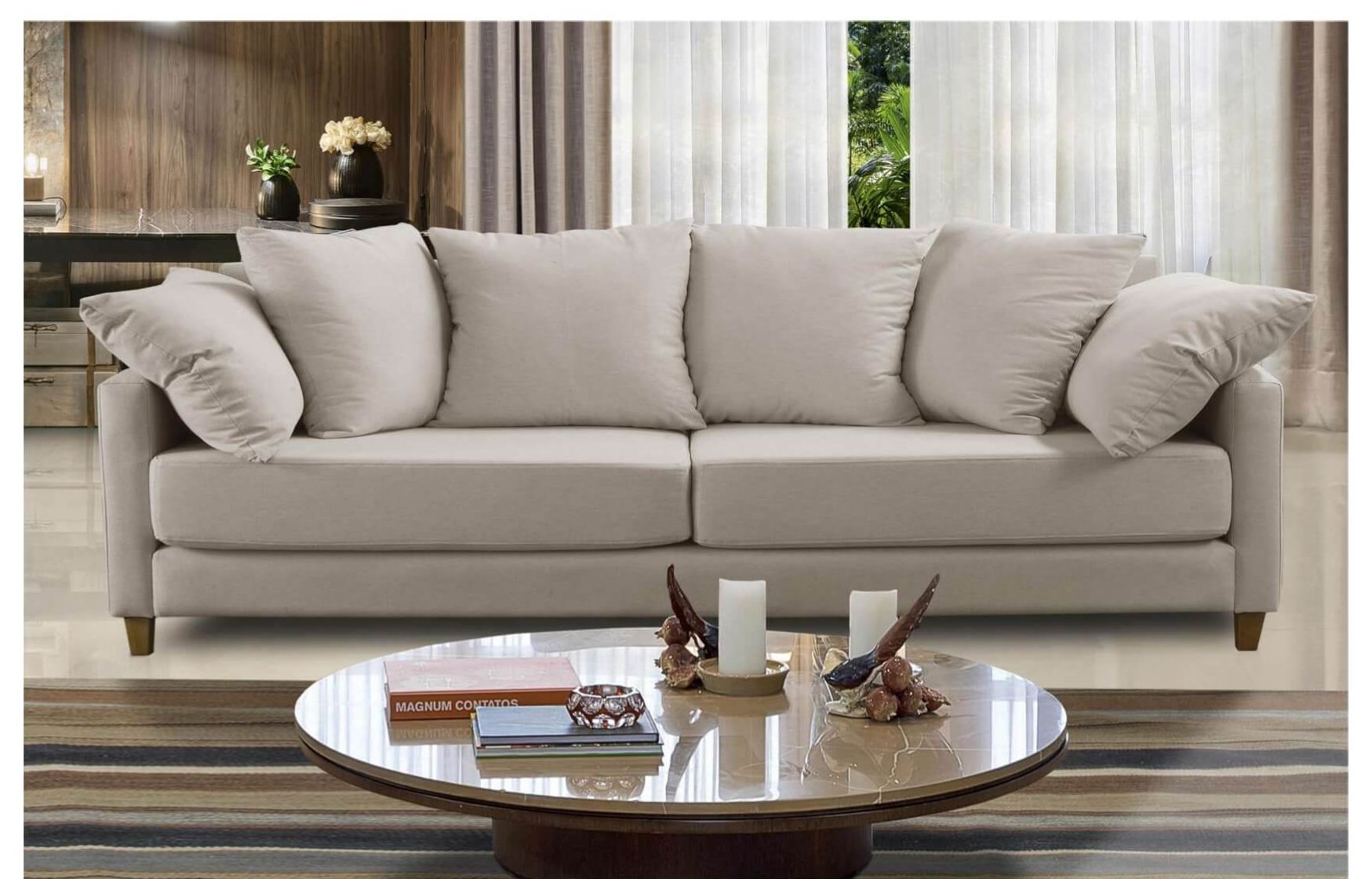 Geórgia — estofado Manuflex Design em ambiente