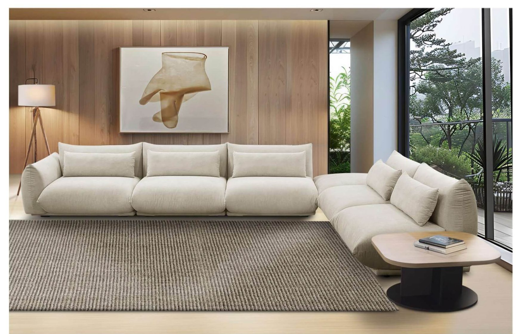 Mônaco — estofado Manuflex Design em ambiente