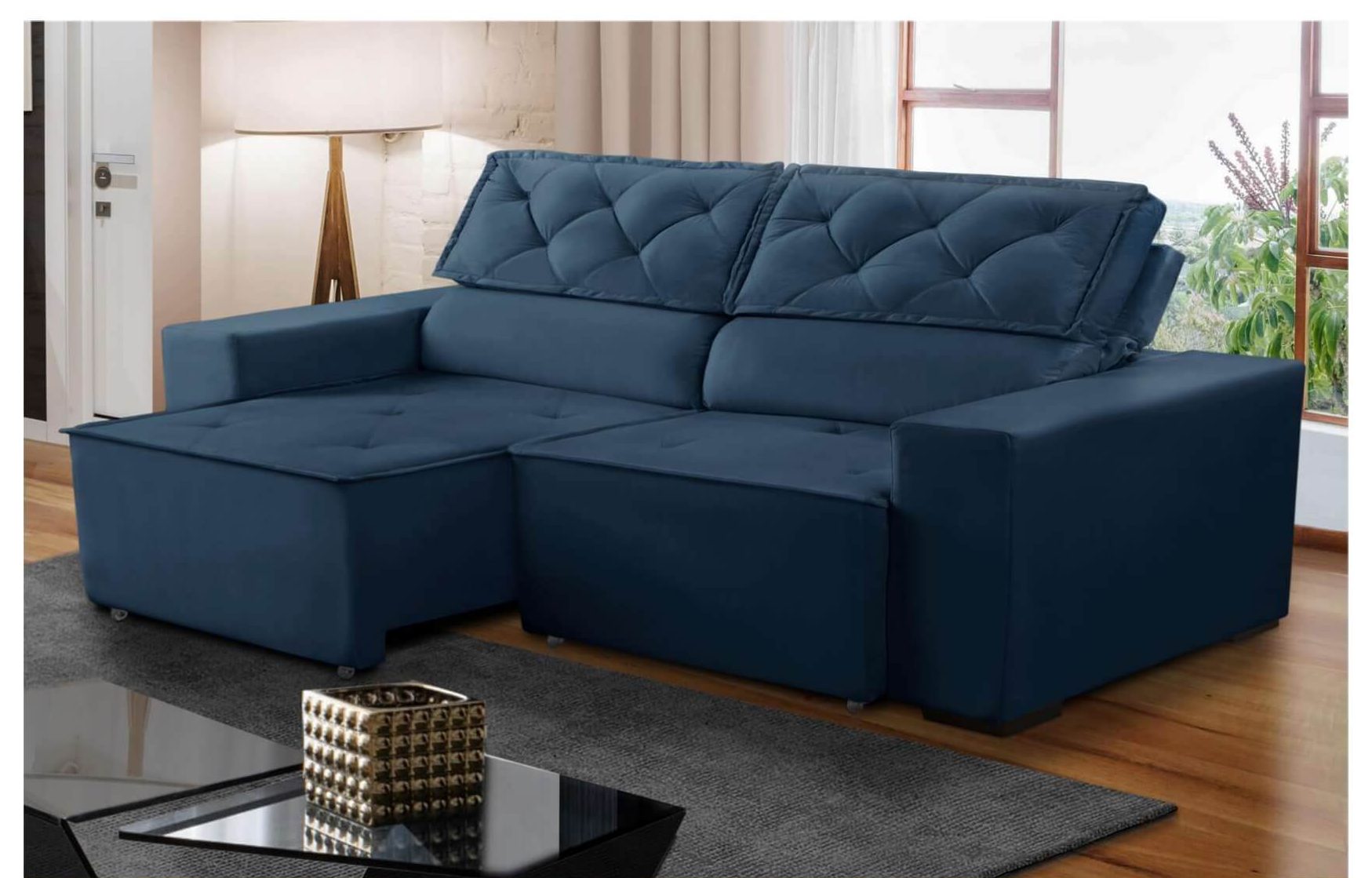 Roma — estofado Manuflex Design em ambiente